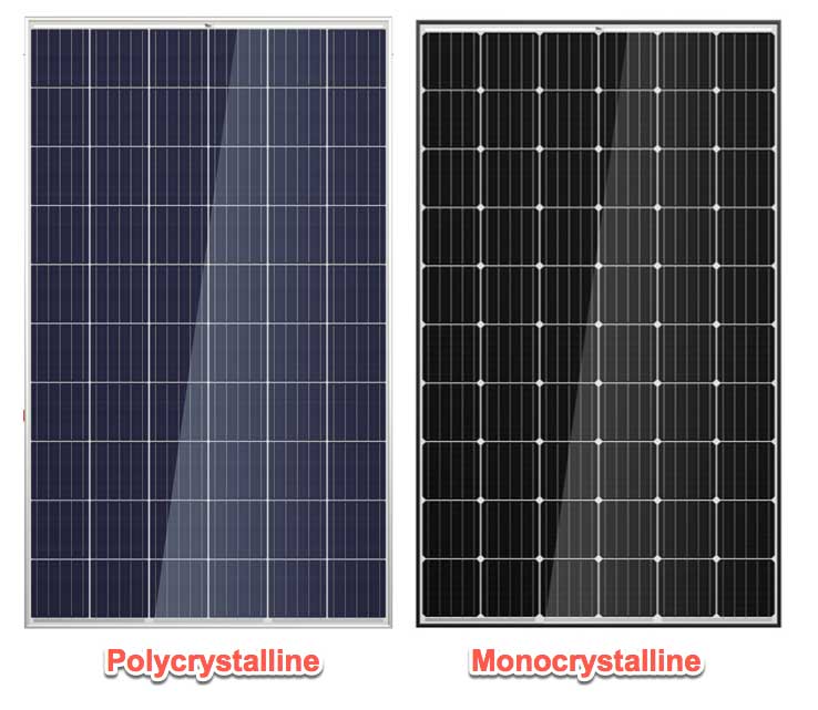 Phân biệt tấm năng lượng mặt trời Mono và Poly và công nghệ PERC
